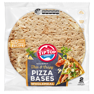 Tip Top - Gourmet Thin & Crispy Pizza Bases - Wholemeal